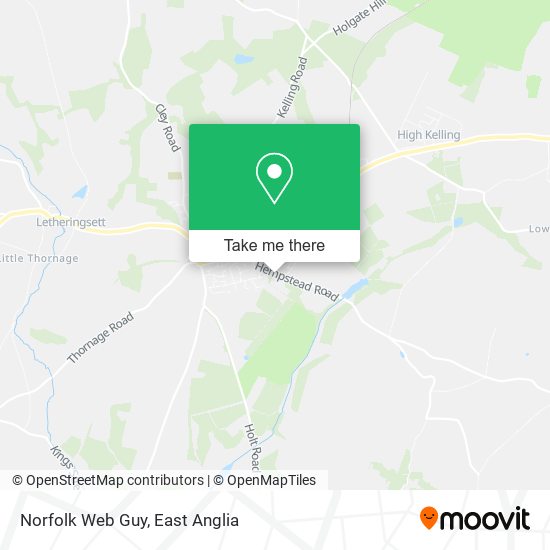 Norfolk Web Guy map