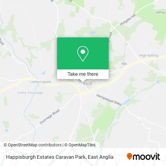 Happisburgh Estates Caravan Park map