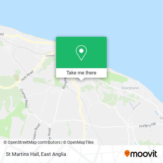 St Martins Hall map
