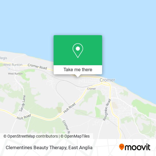 Clementines Beauty Therapy map