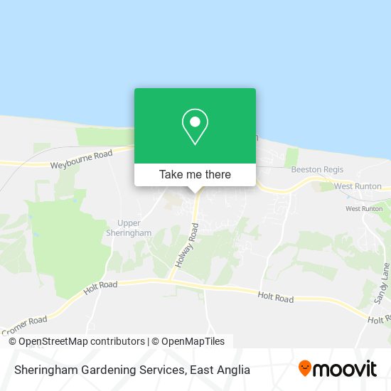 Sheringham Gardening Services map