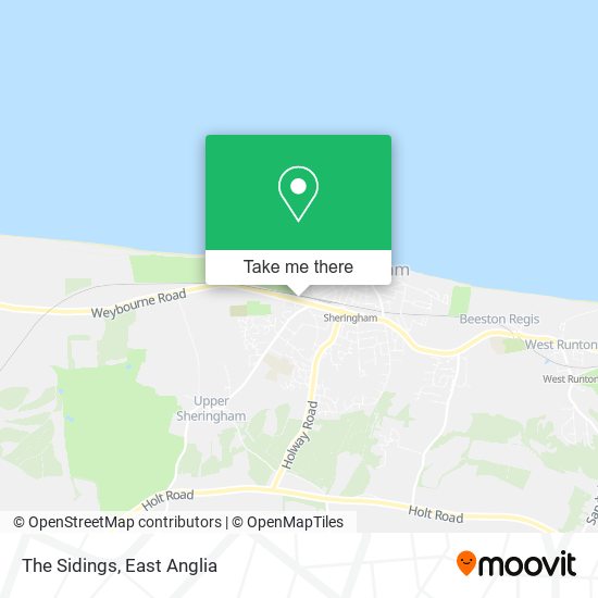The Sidings map