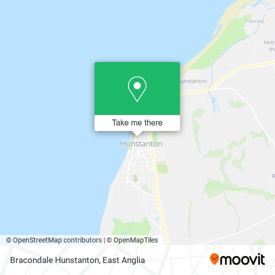 Bracondale Hunstanton map