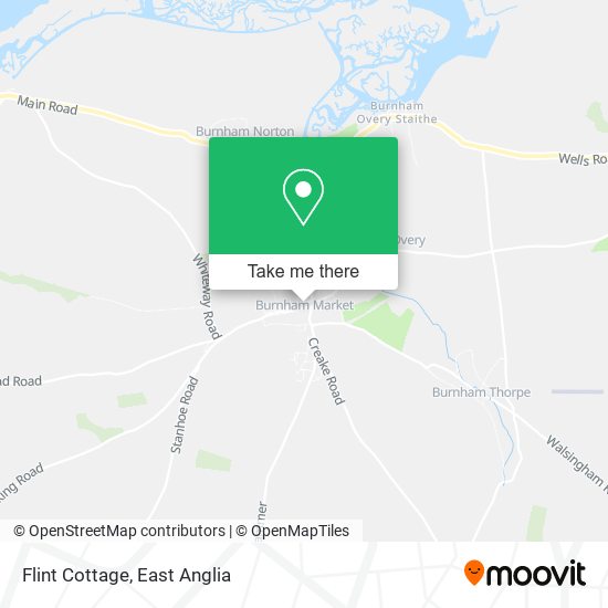 Flint Cottage map