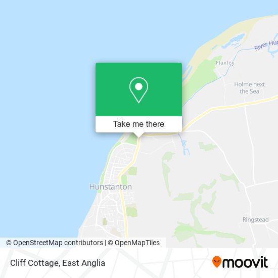 Cliff Cottage map