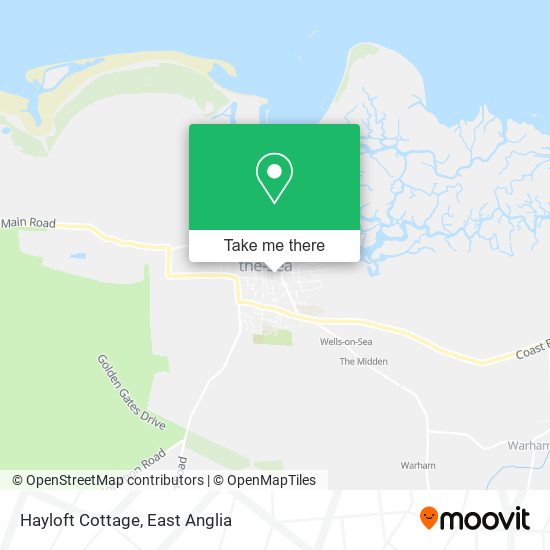 Hayloft Cottage map