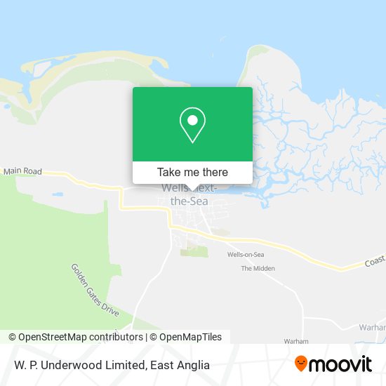 W. P. Underwood Limited map