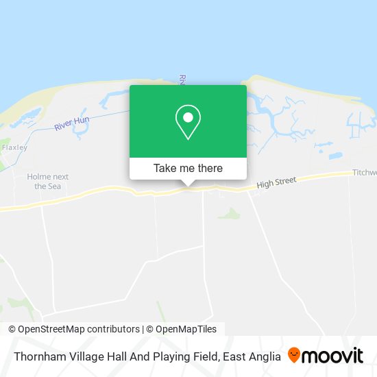 Thornham Village Hall And Playing Field map