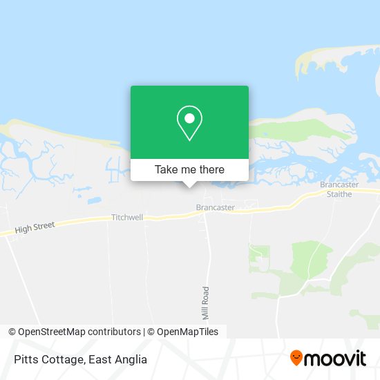 Pitts Cottage map