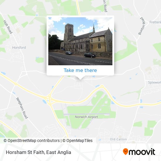 Horsham St Faith map