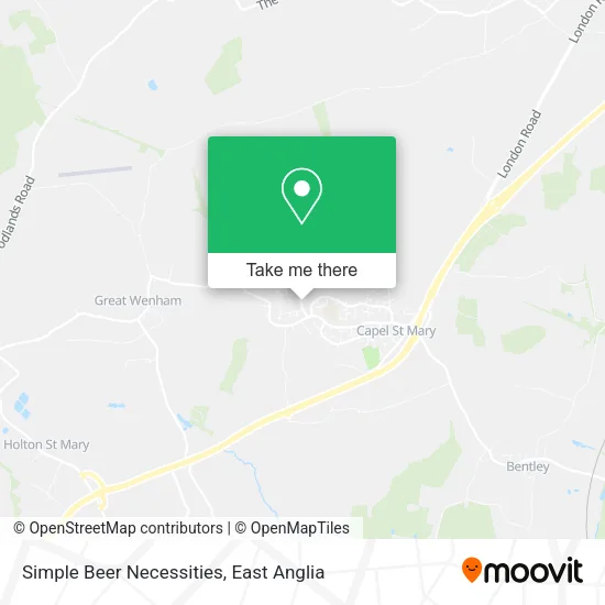 Simple Beer Necessities map