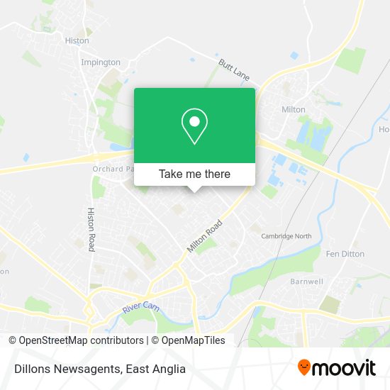 Dillons Newsagents map