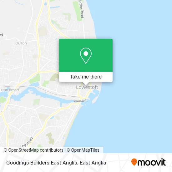 Goodings Builders East Anglia map