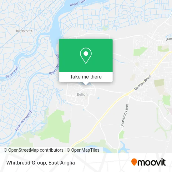 Whitbread Group map