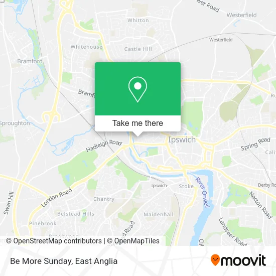 Be More Sunday map