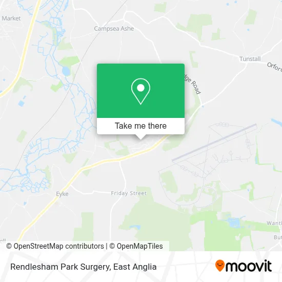 Rendlesham Park Surgery map