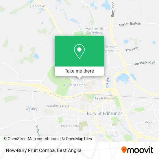 New-Bury Fruit Compa map