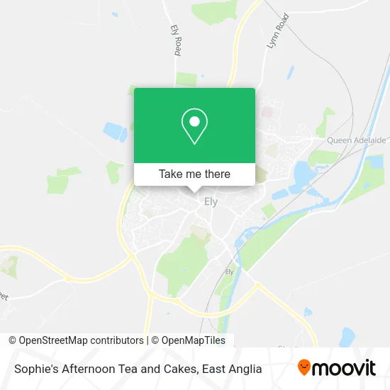 Sophie's Afternoon Tea and Cakes map