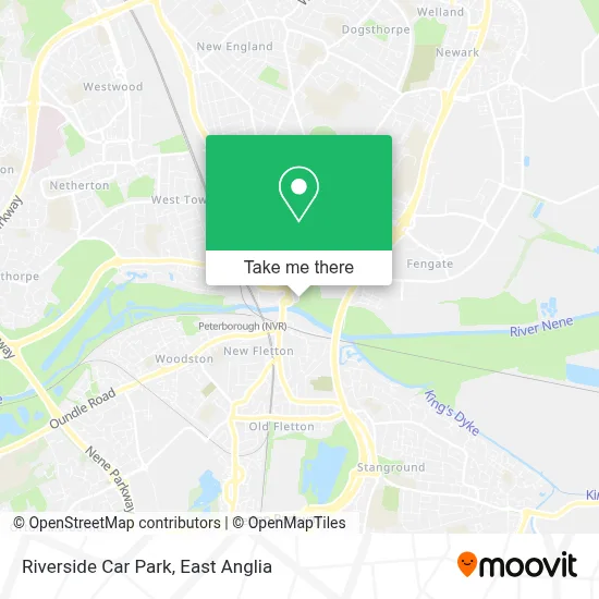 Riverside Car Park map