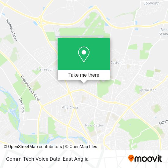 Comm-Tech Voice Data map