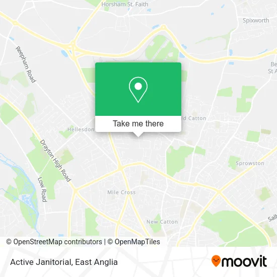 Active Janitorial map
