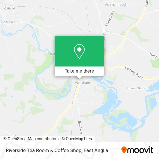 Riverside Tea Room & Coffee Shop map
