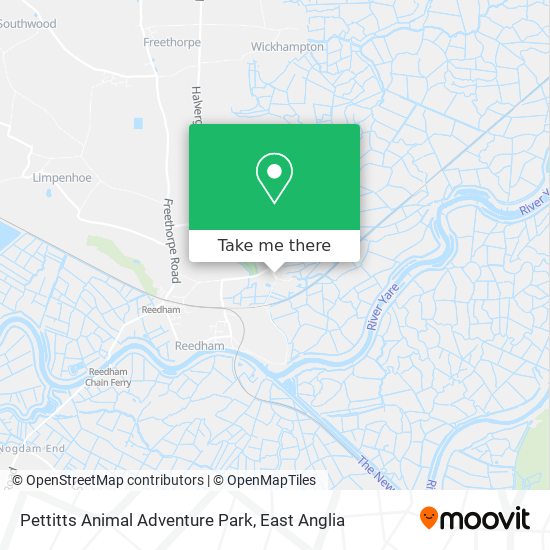 Pettitts Animal Adventure Park map