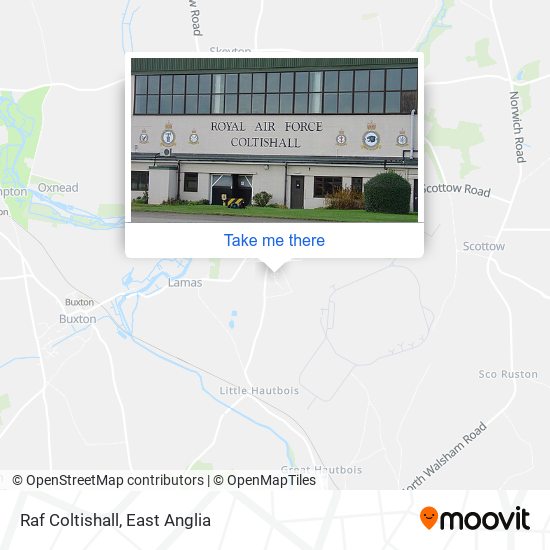 Raf Coltishall map
