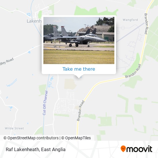 Raf Lakenheath map