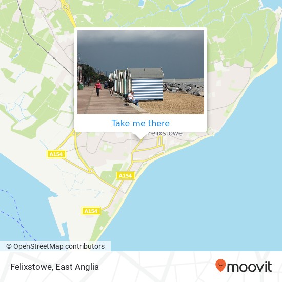 Felixstowe map