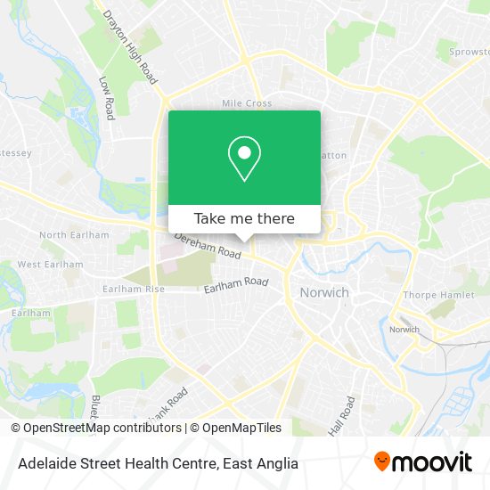 Adelaide Street Health Centre map