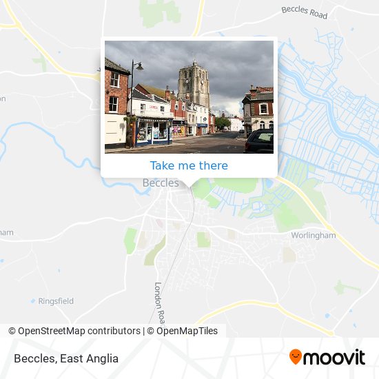 Beccles map