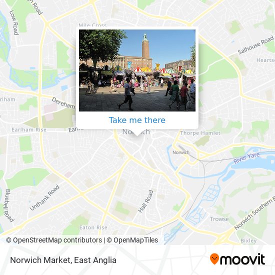 Norwich Market map