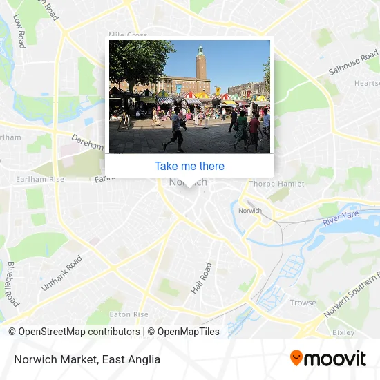 Norwich Market Stalls Map How To Get To Norwich Market By Bus Or Train?
