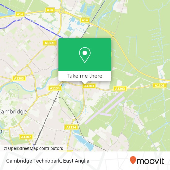 Cambridge Technopark map