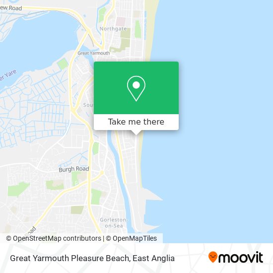 Great Yarmouth Pleasure Beach map