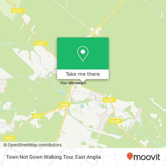 Town Not Gown Walking Tour map