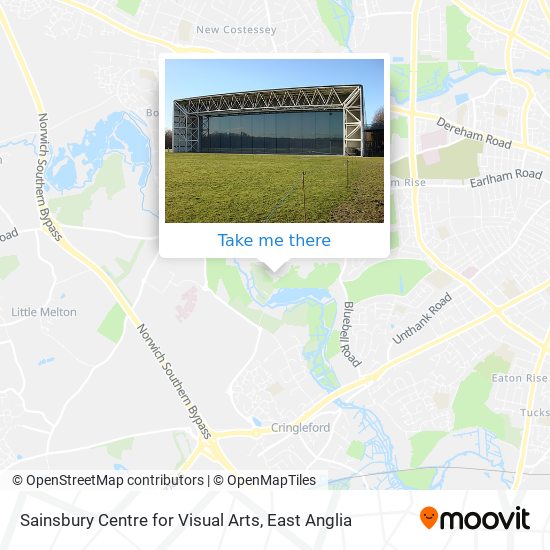 Sainsbury Centre for Visual Arts map