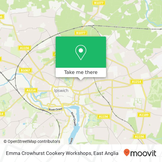 Emma Crowhurst Cookery Workshops map