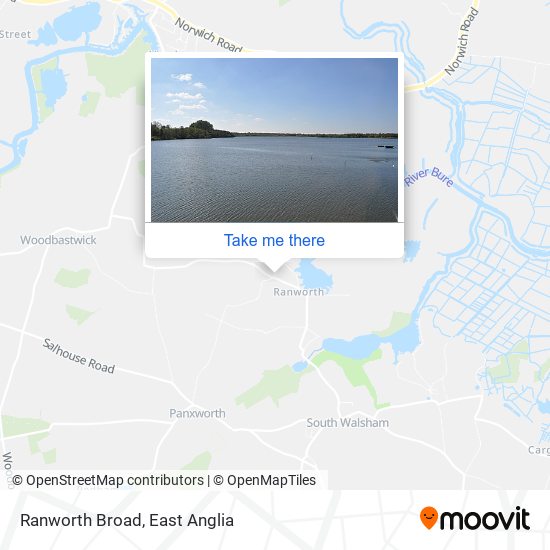 Ranworth Broad map