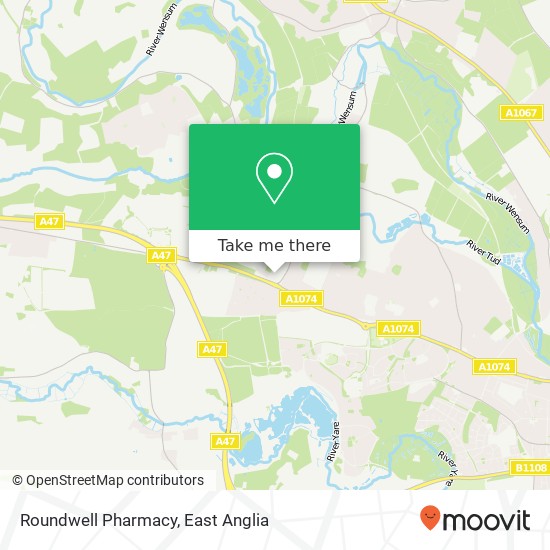 Roundwell Pharmacy map