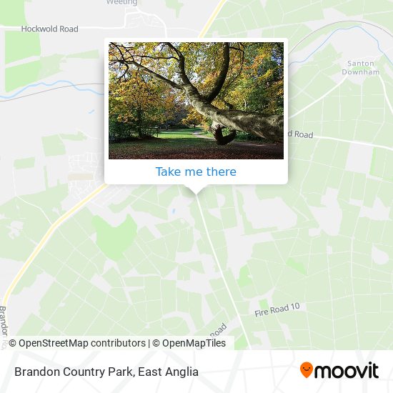 Brandon Country Park map