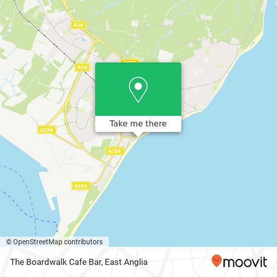 The Boardwalk Cafe Bar map