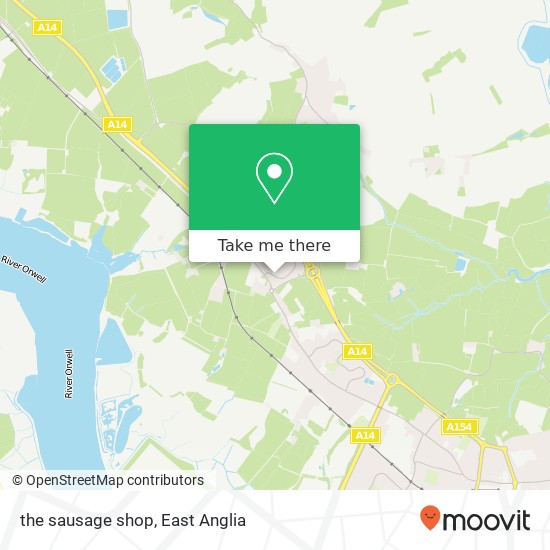 the sausage shop map