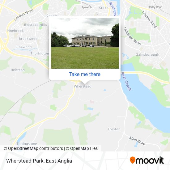 Wherstead Park map