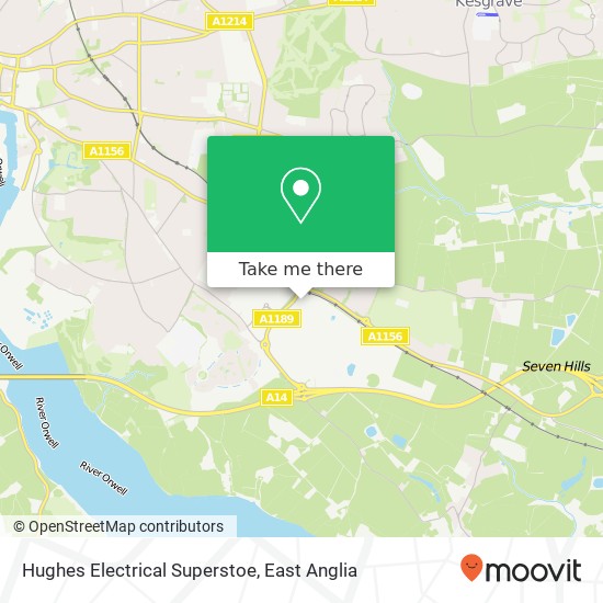 Hughes Electrical Superstoe map