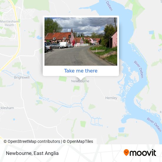 Newbourne map