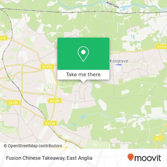 Fusion Chinese Takeaway map