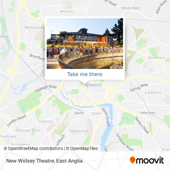 New Wolsey Theatre map