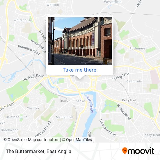 The Buttermarket map